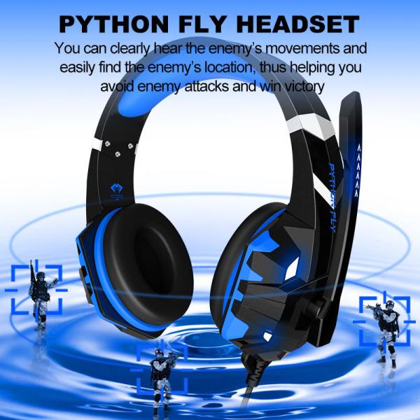 3.5mm / USB Audio Jack G9000 Fones de ouvido de jogos para PC PS4 PS5 Xbox Mobile