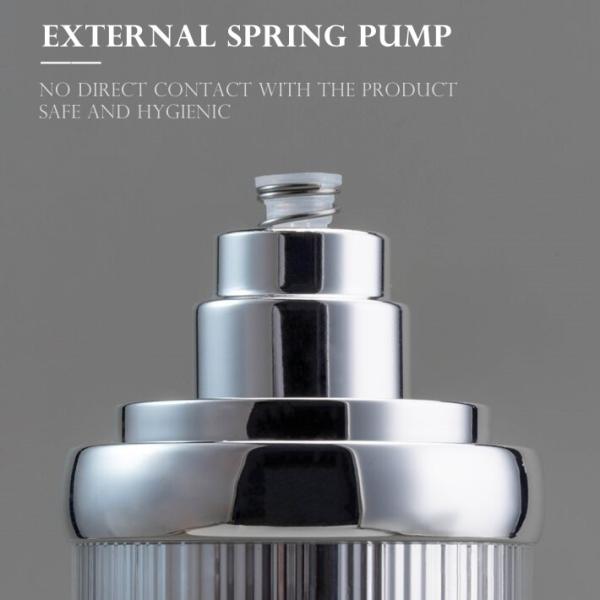 Acrylic Airless Jars Cosmetic Packaging Airless Pump Bottles Cream Lotion Skin Care