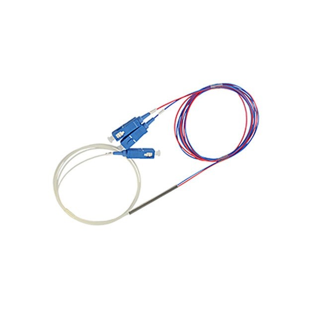 SC FBT муфты оптического волокна Splitter 1x2 FBT SM со стальной сплавленной трубкой