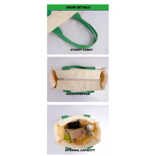 Хозяйственные сумки хлопка холста многоразовые Tote Multiscene для женщин