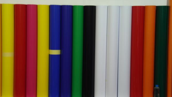 etiquetas do vinil da cor de 0.08mm as multi permanentes colam autoadesivo