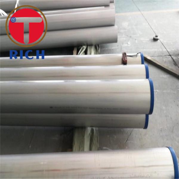 Tubos sem emenda de aço inoxidável de GB13296 0Cr18Ni9 para a caldeira/permutador de calor
