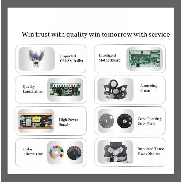 ATG Professional DMX512 Moving Head Lighting 650W 3in1 Beam Lights Custom Light Beam