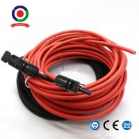 1800vdc vermelhos 1 emparelham 10 pés de cabo solar de 4mm picovolt