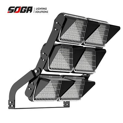les sports extérieurs de 1800W LED allumant les lumières rotatives de stade de football de LED IK08