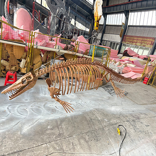 Life Size Simulation Skeleton Dinosaur Fossil For Museum Exhibition