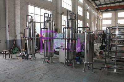 Água elétrica da prata 3000L que refina a osmose reversa de aço inoxidável do sistema