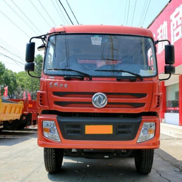 DFD3318 Industrial Dump Truck , RHD / LHD 375HP 8x4 Tipper Truck Red Color