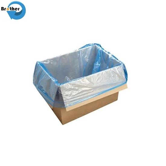 Custom HDPE LDPE Box Carton Square Bottom Dust Liner Plastic Bag