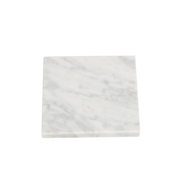 Regional Feature Marble Natural Round Square Hexagon White Cup Mat Coffee Tea Coasters for Drink Mats Pads Home Kitchen
