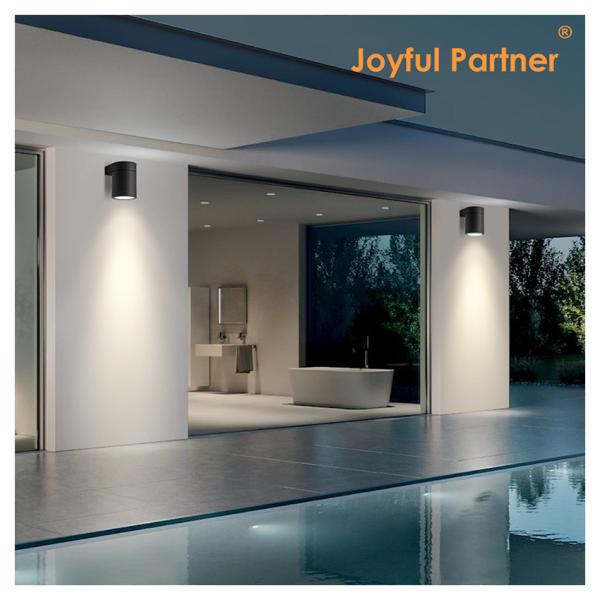 Outdoor Wall Light 8W 3000K Warm White Exterior Lighting IK Rating 06 For House Front Door