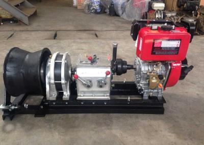 Guincho da corda de fio do guincho posto de motor diesel de 5 toneladas para a velocidade rápida