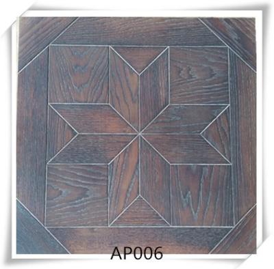 Oak parquet flooring , UV lacquer,Brushed, smoked, 15/4*600*600mm