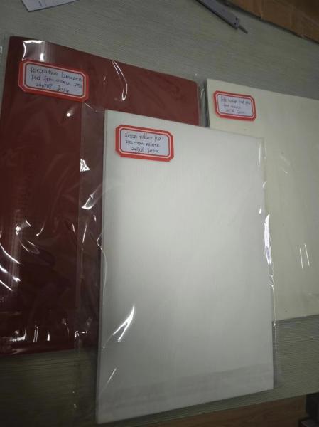 Bank Card Press Pad 210x297mm Heatproof White Silicon Rubber Cushion Pad YRP-2