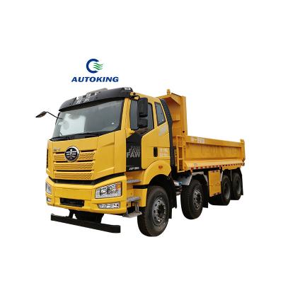 Construction Waste 8*4 Dumper Truck 40000kg FAW Tipper Truck Automatic Unloading