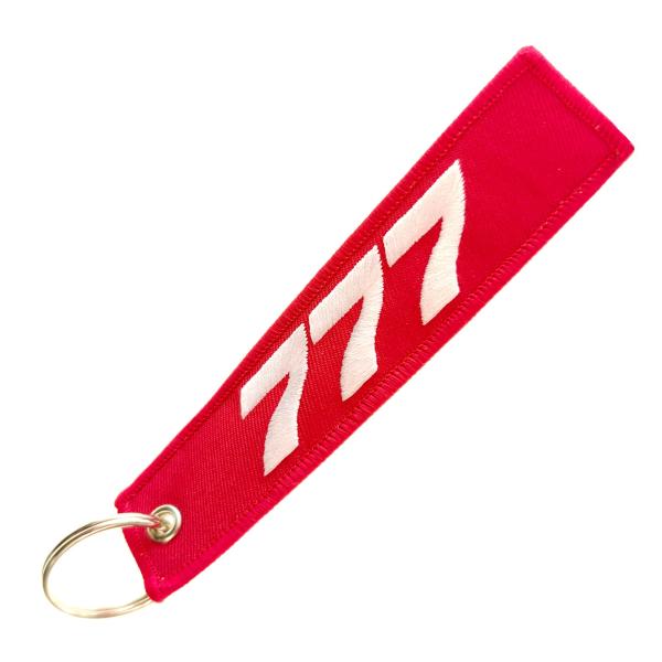Dual-Color 777 Keyring | Polyester & Metal Fusion | Rust-Proof Hardware | Gift-Ready​