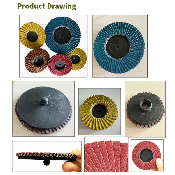 Durable Zirconia Mini Flap Disc for Die Grinder Surface Strip Grind Polish Burr Finish Rust Paint Removal