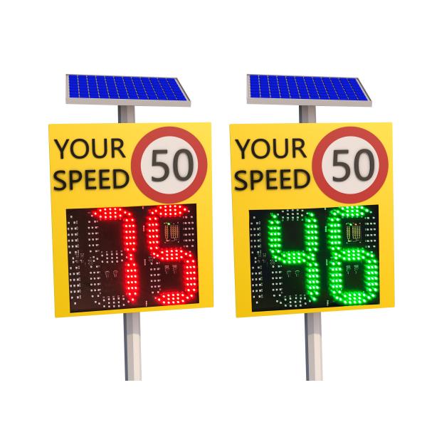 Speed Limit Setting Yes By Phone App Solar Supported Radar Pace Indicators Featuring Parameter Setting Phone APP Or PC Software for Traffic Management
