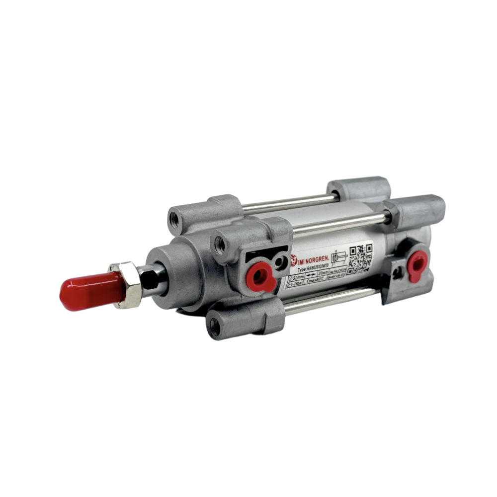 IMI NORGREN RA/802032/M/50 RA8000 Series ISO15552 Tie Rod Cylinder 32mm Bore, 50mm Stroke, Magnetic Piston, Adjustable Cushion