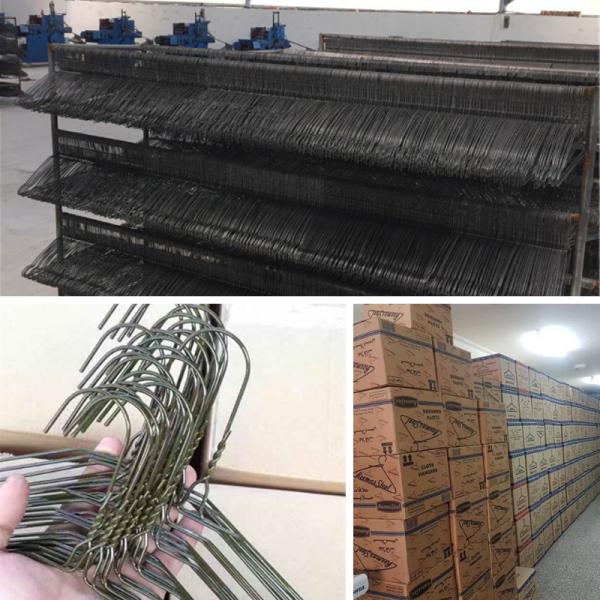 Powder Coating Wire Pants Hangers , Laundry Stainless Steel Laundry Hanger
