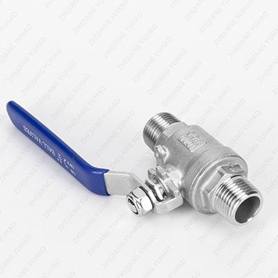Stainless Steel Double Male Thread Ball Valve 316/304 NPT BSP