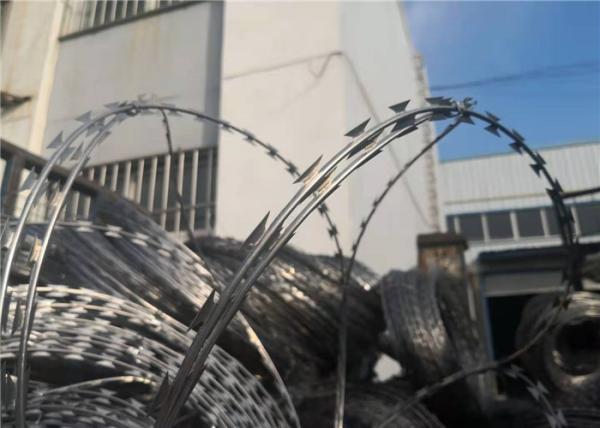Stainless Steel 300mm BTO-22 Razor Wire Concertina