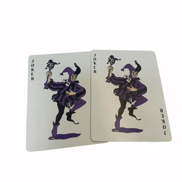 310gsm German Black Core Paper Casino Poker Cards 63x88mm / 57x87mm