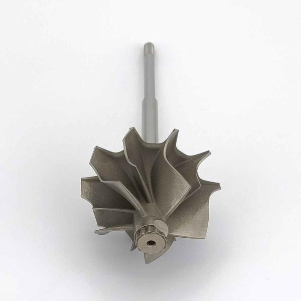 MS-TECH Turbo RHF5B Mise à niveau Arbre de roue de la turbine Ind 53 mm Exd43 mm Lames 5+5