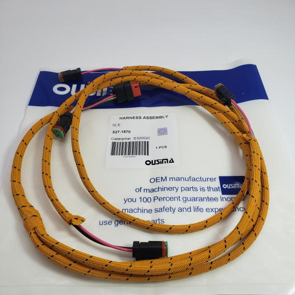 Partie d'essai du moteur CAT E320GC Harness de câblage 527-1870