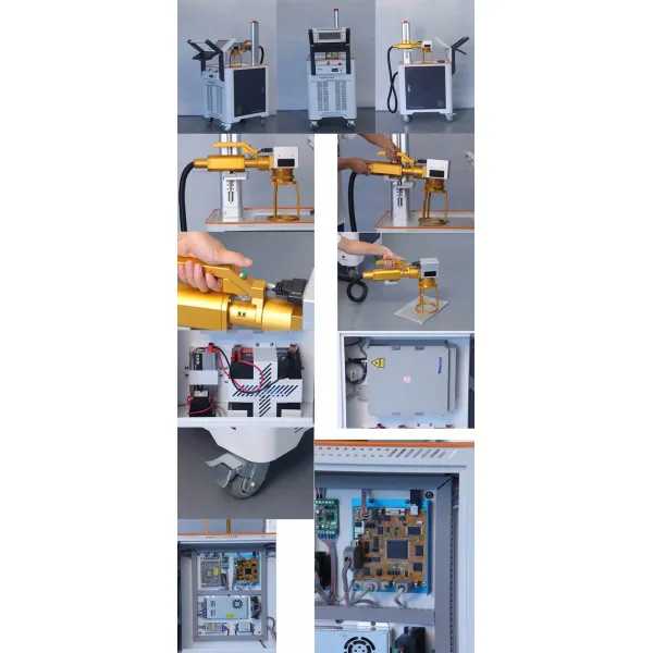 Hbs New Design Portable Fiber Laser Marking Machine/Handheld Laser Marking Machine for Metal Workpiece