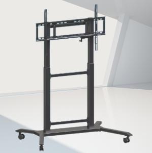iBoard TV モバイルカートTV マウント 高さ調整可能 42''- 86" インタラクティブなフラットパネル トロリスタンド ブラケット 床スタンド