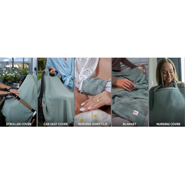 5 en 1 Mules de cuidado de la lactancia para la lactancia materna y el asiento del coche para bebés