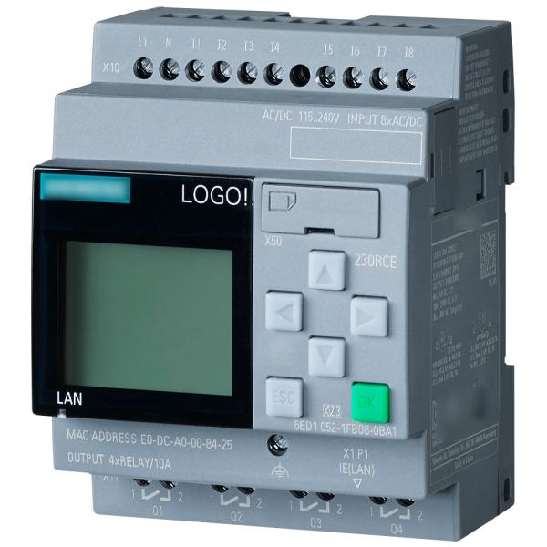Siemens LOGO 230RCE AC/DC Host Module 6ED1052-1FB00-0BA8 PLC Programmable Controller