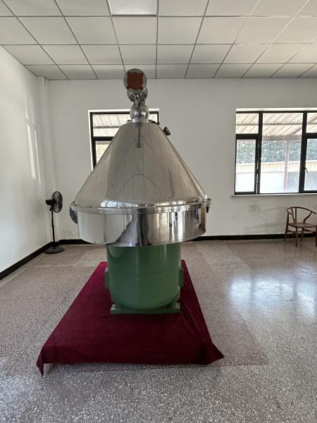 A correia de aço inoxidável do separador de óleo do disco conduz o centrifugador automático da descarga da escória para a farmácia