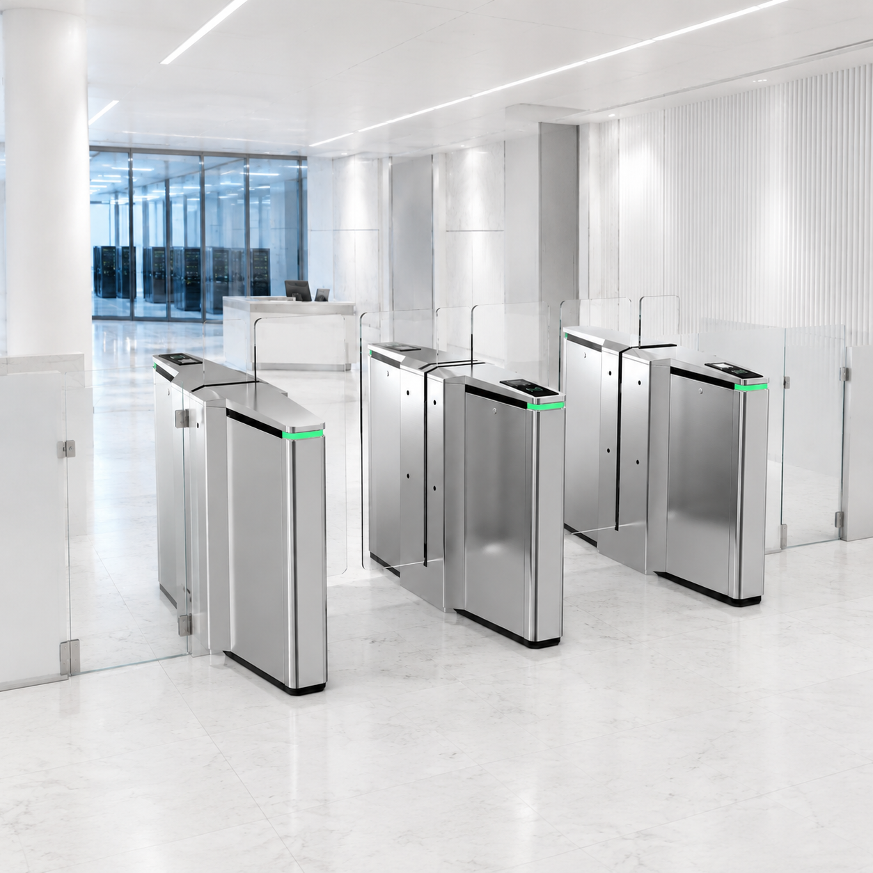Automatic Sliding Gate Turnstile with Quiet Operation, High Efficiency, and Anti-Climb Security