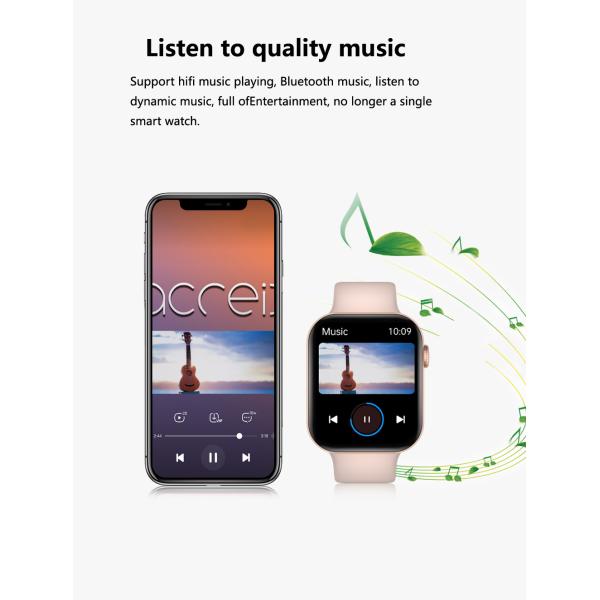 2021 первоначальный андроид p IOS SmartWatch кровяного давления монитора тарифа сердца отслежывателя фитнеса звонка 44mm дозора IWO YY21 умный