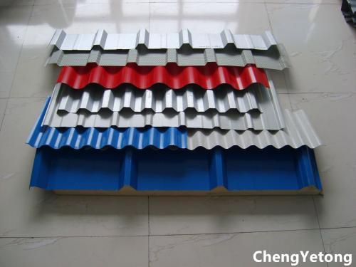Airport Building Color Coated Roofing Sheets Chemical Resistance Thickness 0.15-1.50MM