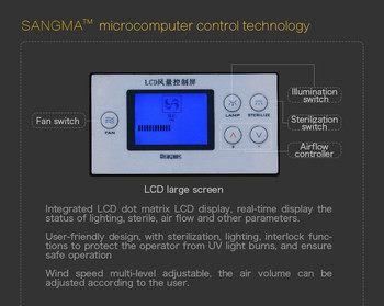 99.99% Hepa Laminar Air Flow Cabinet Hood Vertical Horizontal For Tissue Culture Microbiology