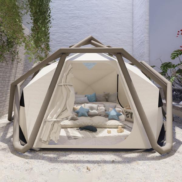 Outdoor Spherical Inflatable Family Tent Folding Portable Fully Automatic Camping Tent Travel