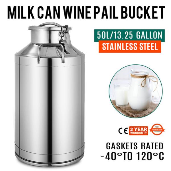 Контейнер для молока из нержавеющей стали, OEM Ss Milk Can 50L