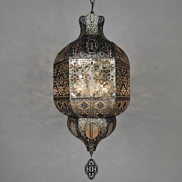 Classic Lamparas Arabe Marroqui Gantung Maroko Arab Etched Lighting(WH-DC-62)