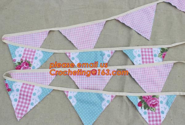 Lace Trimming Flag Banner HOLIDAY Decoration Halloween Softtextile Lace Fabric, ivory wedding decorations lace bunting
