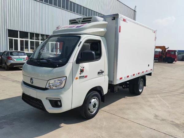 Custom Refrigerated Delivery Vehicles Small Refrigerator Box Truck With 1-10T Capacity