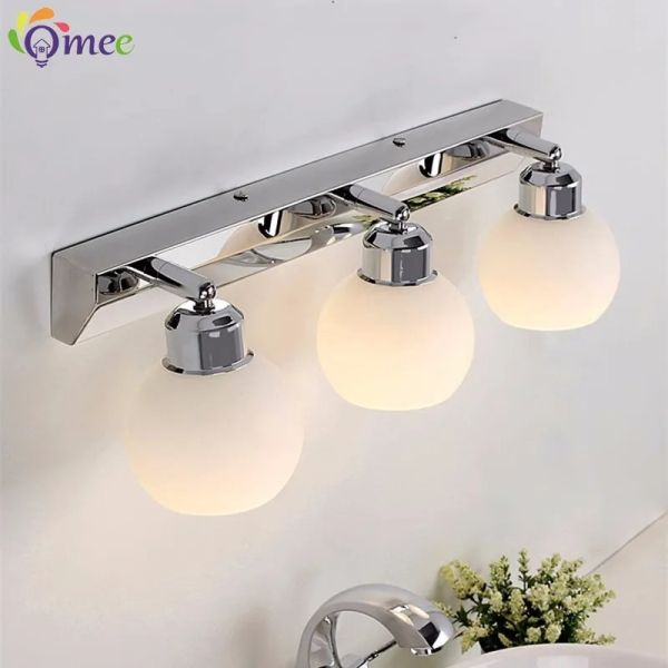 Crystal Bathroom Black Chrome Vanity wall Light Stainless Steel  Over Mirror Lights(WH-MR-90)