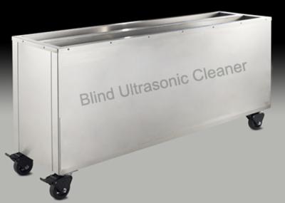 Professional Dual Tank Rinsing Window Ultrasonic Blind Cleaner , 3meter Long
