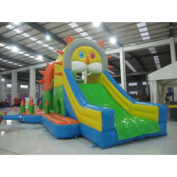Large Customized PVC  Jumpers Inflatable Bounce House Inflatable Amusement Park/Outdoor Inflatable Obstacle Course for Kids