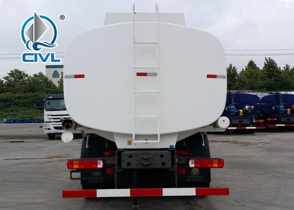 10 Wheels 6x4 20m3 Fuel Liquid Tanker Truck , Oil Tanker Lorry Color Customization Oil Tanker Vehicle