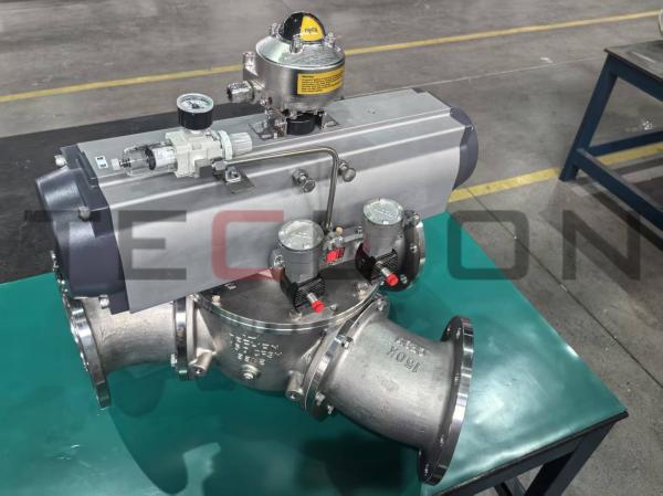 316L matériau poudre boule de transport Pneumatique déviateur vanne