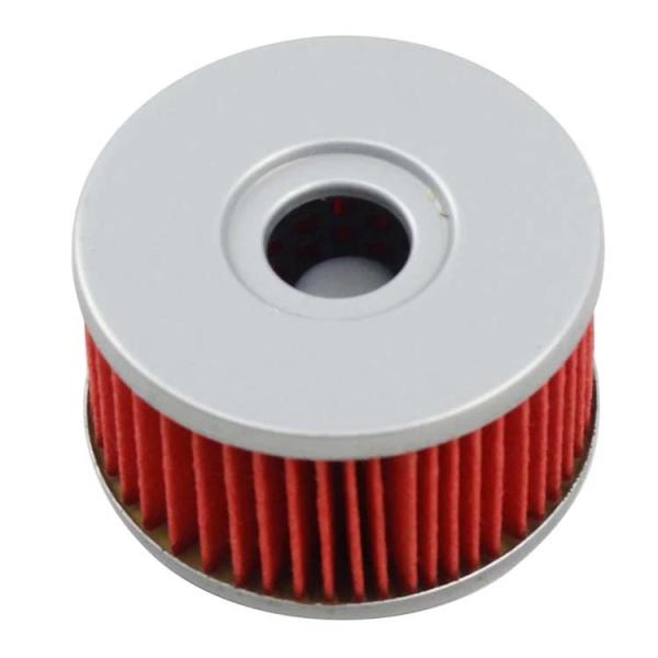 Red HF137 Motorcycle Oil Filter for Suzuki DR500 DR600 DR750 DR800 Customized Design
