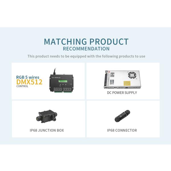 Свет земли СИД СИД подводный светлый SS316L 380LM SMD3535 DMX512 водоустойчивый